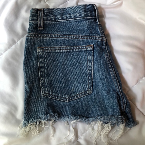 LONDON JEAN High Waisted Jean Shorts - Picture 2 of 8